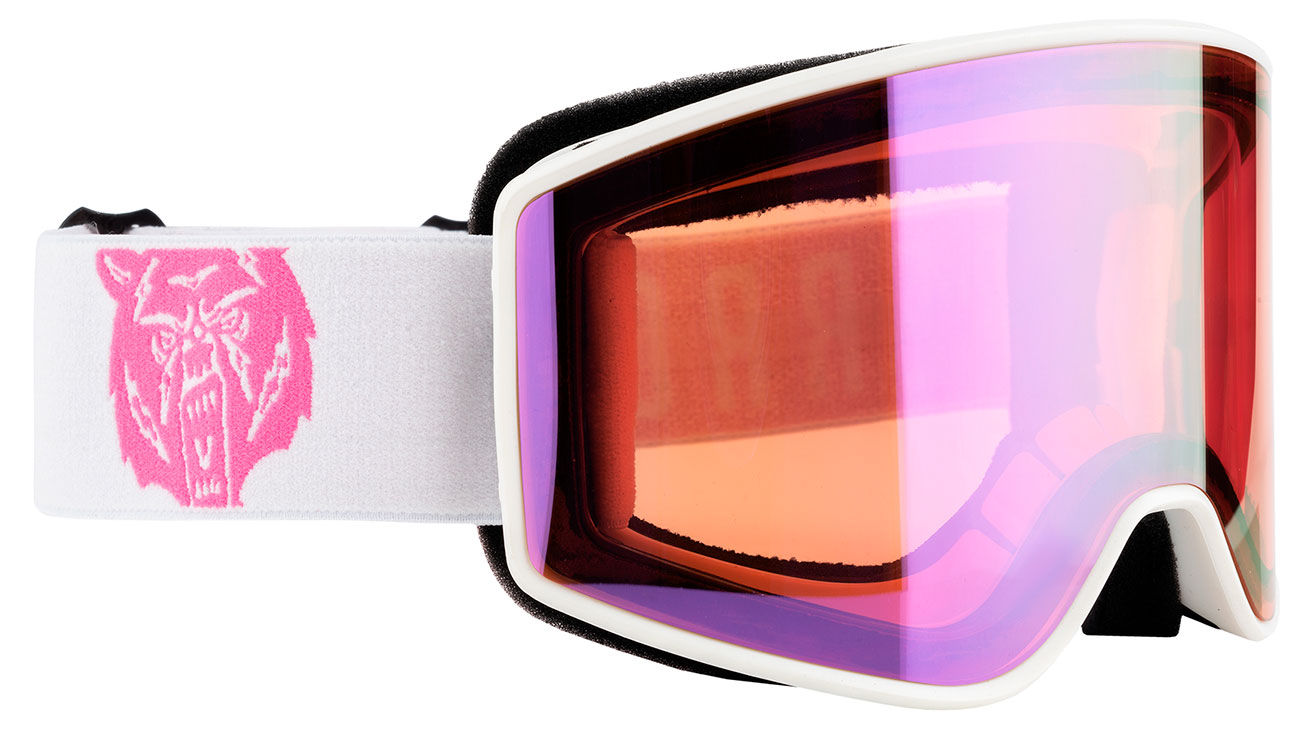 Изображение товара Горнолыжная маска Terror SPECTRUM White Pink с двойными линзами и UV-защитой
