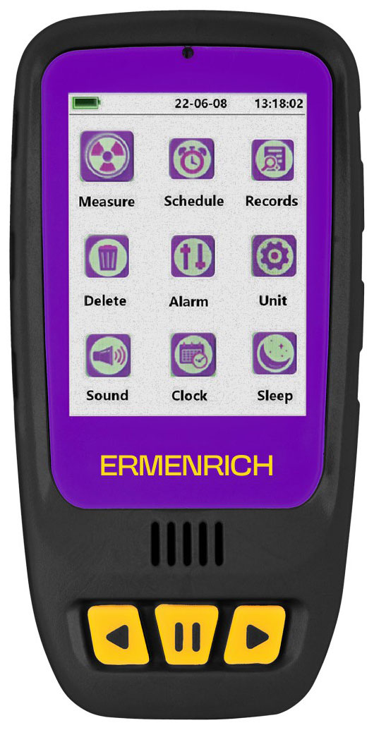 

Дозиметр Ermenrich Ping RD40, фиолетовый