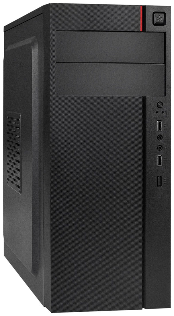 Изображение товара Компьютерный корпус ExeGate AA-440 Midi-Tower без БП 7 слотов черный