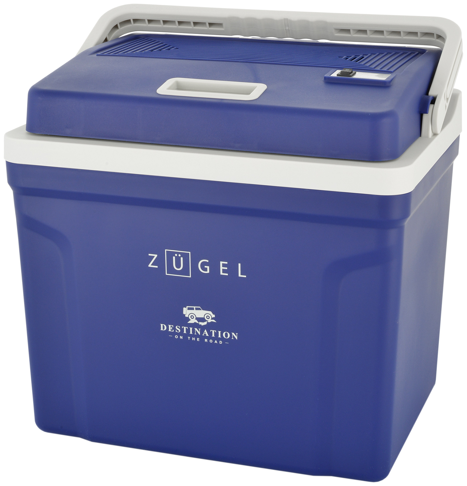 Изображение товара Автомобильный холодильник Zugel ZCR251D термоэлектрический 25 л синий