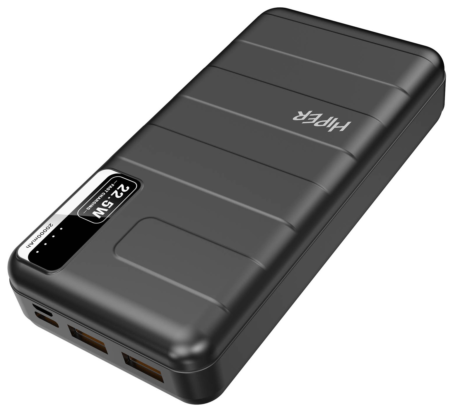 Внешний аккумулятор Hiper STX 20000 PowerBank, черный, 20000 мАч, быстрая зарядка