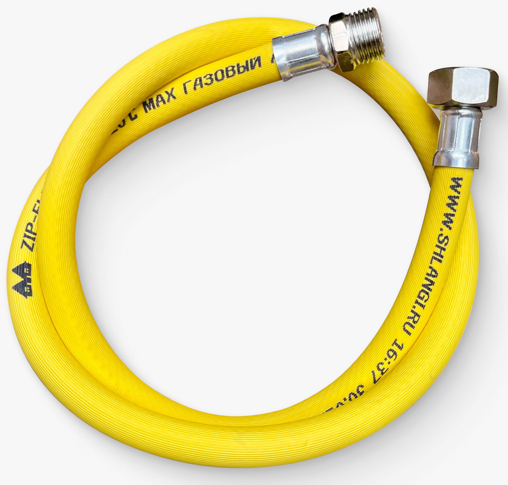 

Шланг для газа армированный ПВХ Зип-Флекс Г1/2 - Г1/2, L=1.0 м (71030У)