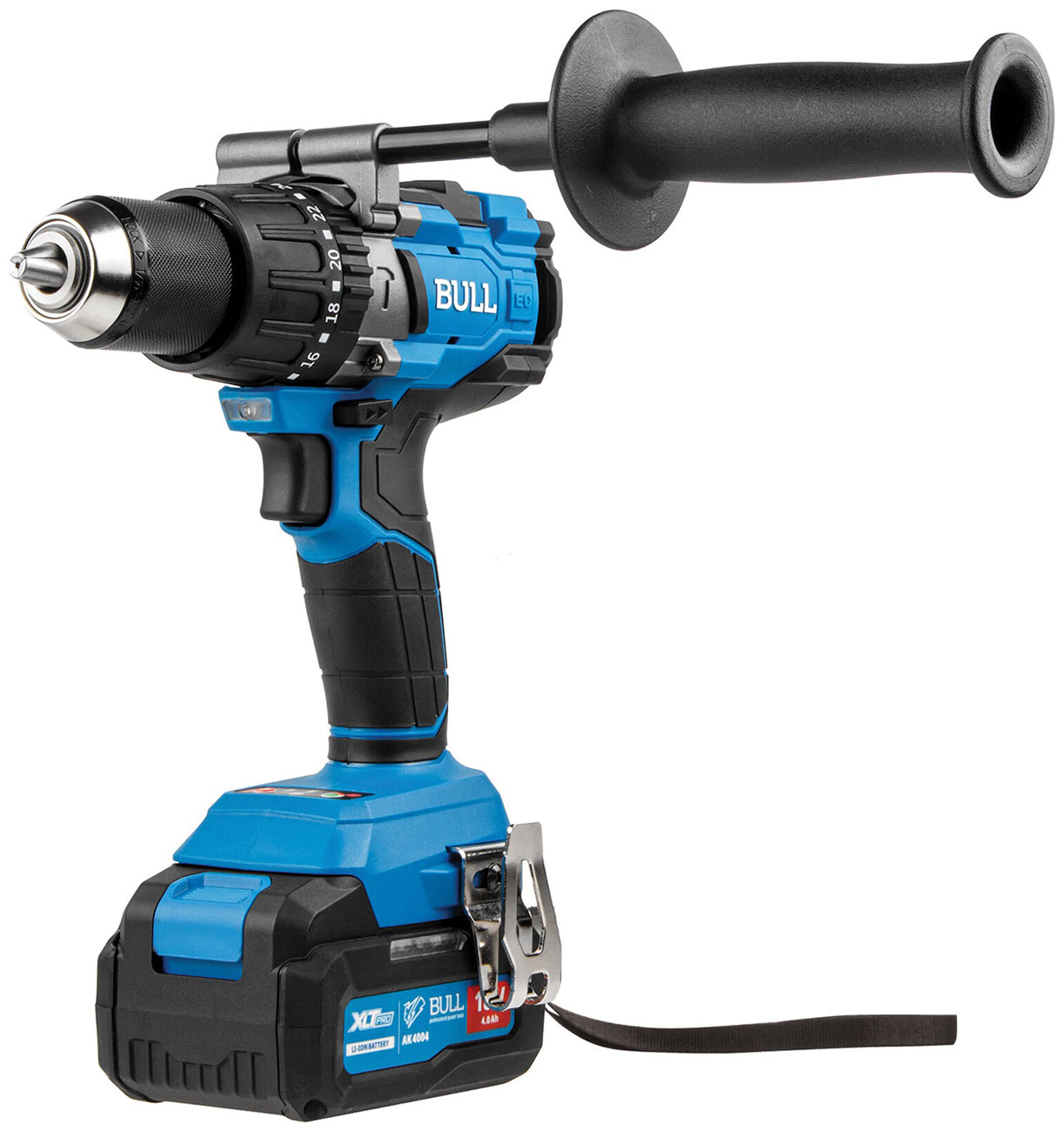 Изображение товара Аккумуляторная дрель-шуруповерт Bull SR 1805, в чемодане, XLTpro 2х4 А*ч