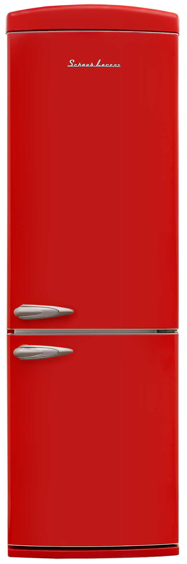 Изображение товара Двухкамерный холодильник Schaub Lorenz SLU S335R4E красный ретро modern дизайн