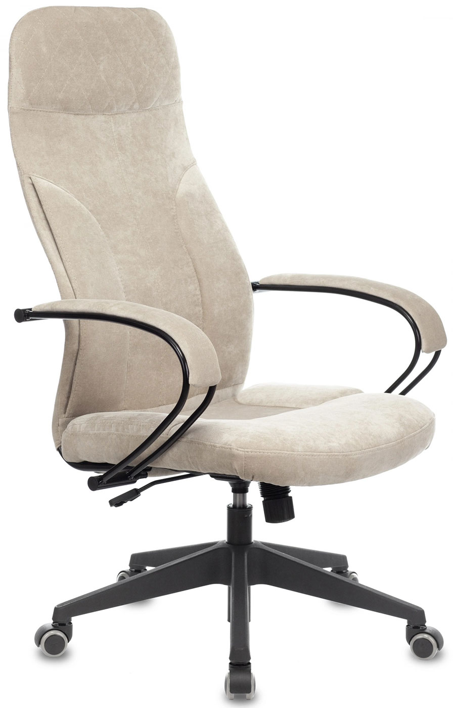 Изображение товара Кресло руководителя Бюрократ CH-608Fabric, песочный Light-21, крестов. пластик