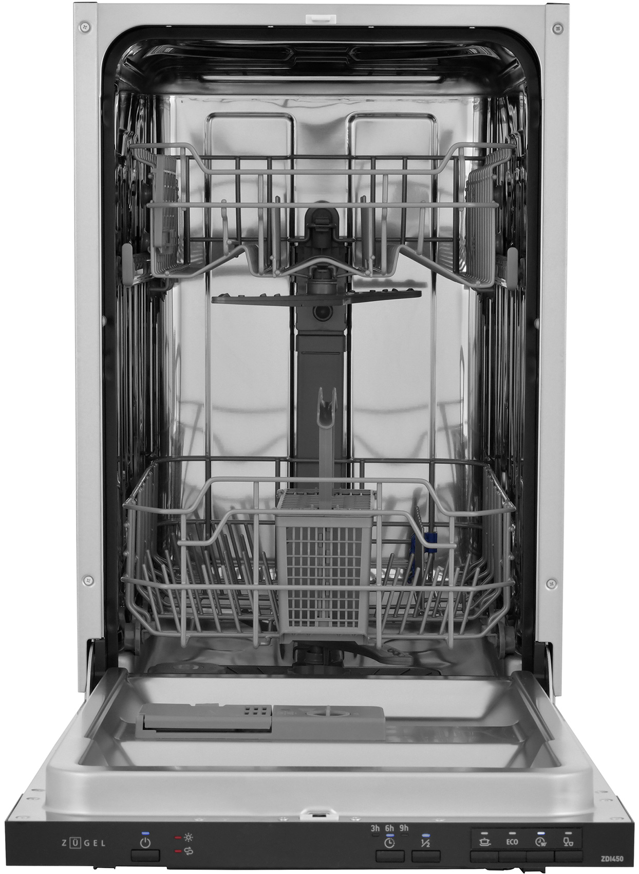 Изображение товара Встраиваемая посудомоечная машина Zugel ZDI450 9 комплектов энергоэффективная