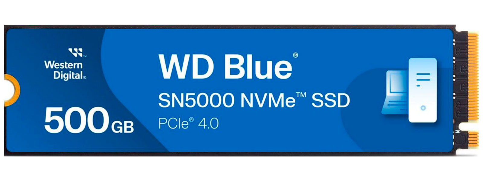 Изображение товара SSD накопитель Western Digital M.2 SN5000 Blue 500 Гб PCIe 4.0 (WDS500G4B0E)