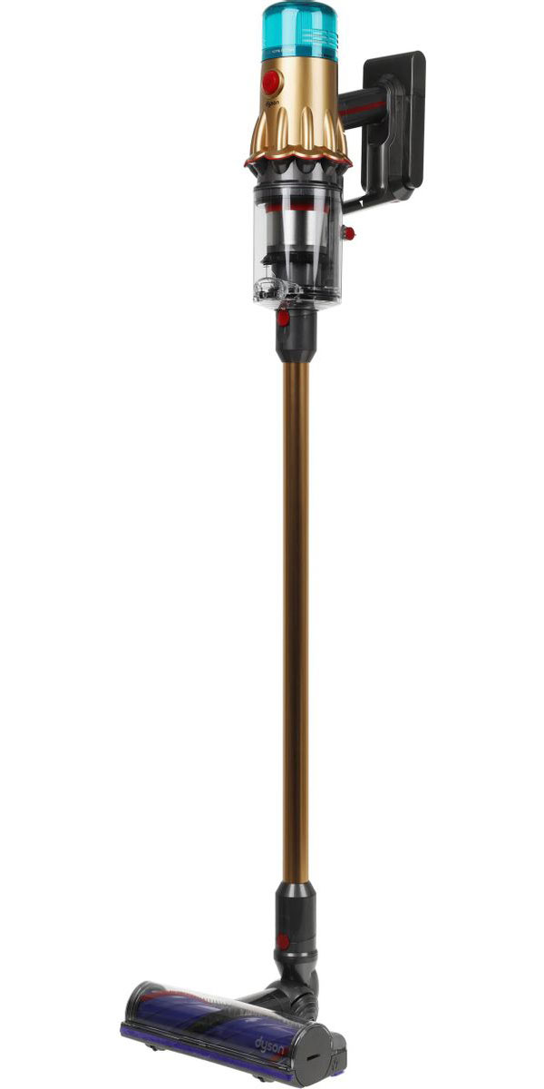 Изображение товара Пылесос вертикальный Dyson V12 Detect Slim Absolute 2-pin RU в цвете Gold (448870-01)