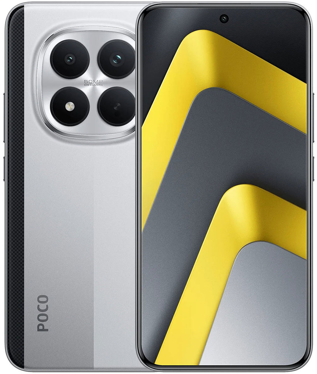 Изображение товара Смартфон Poco M8 Pro 5G 12+512 Гб серебристый с мощной камерой и дисплеем AMOLED