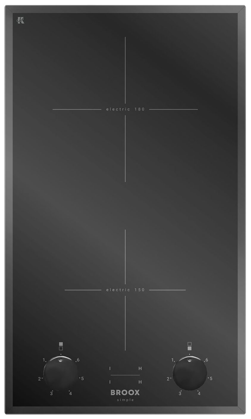 

Электрическая варочная панель Broox ПЭВ 20 С черная simple, Черный