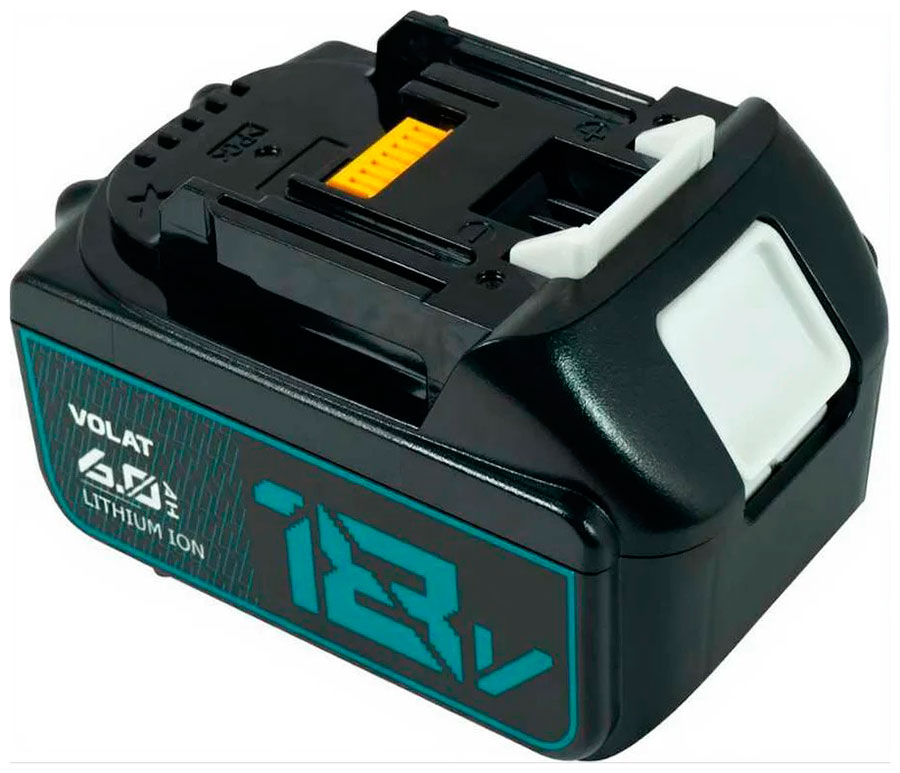 Изображение товара Аккумуляторная батарея для Makita Volat 18.0V, 6.0AH (Li-ion) MAK-BL1850LED