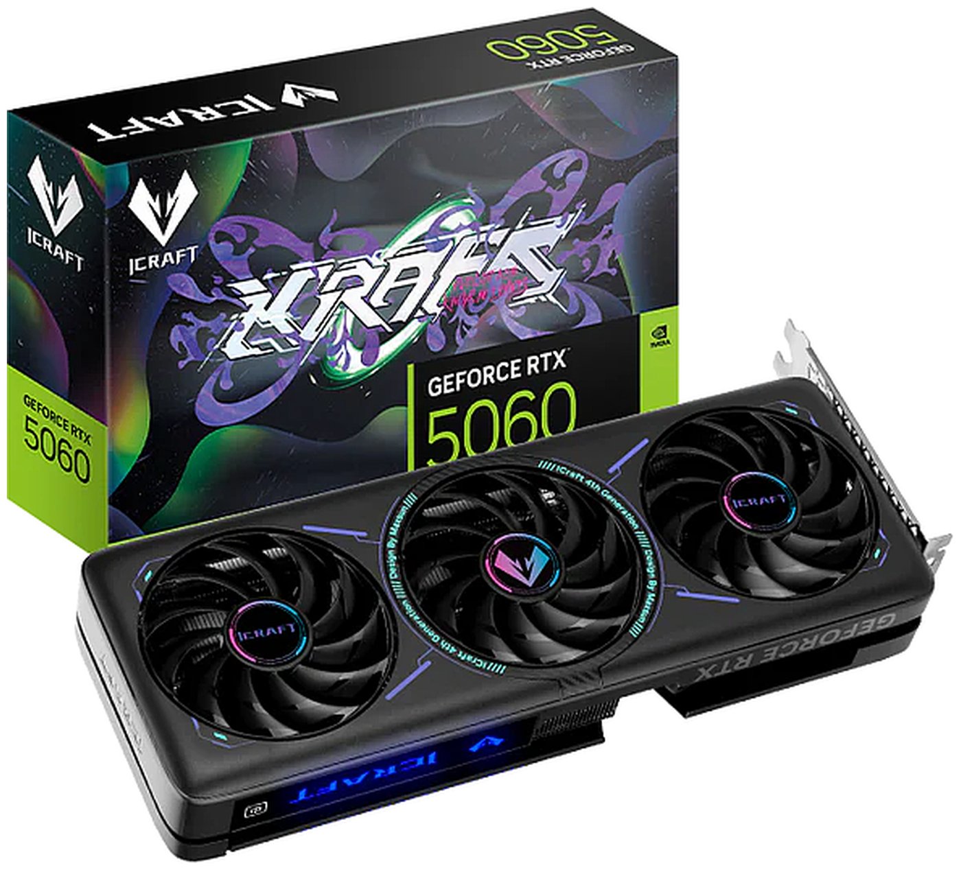 Изображение товара Видеокарта Maxsun GeForce RTX 5060 iCraft OC 8GB (MS-RTX5060 iCraft OC8Gic)