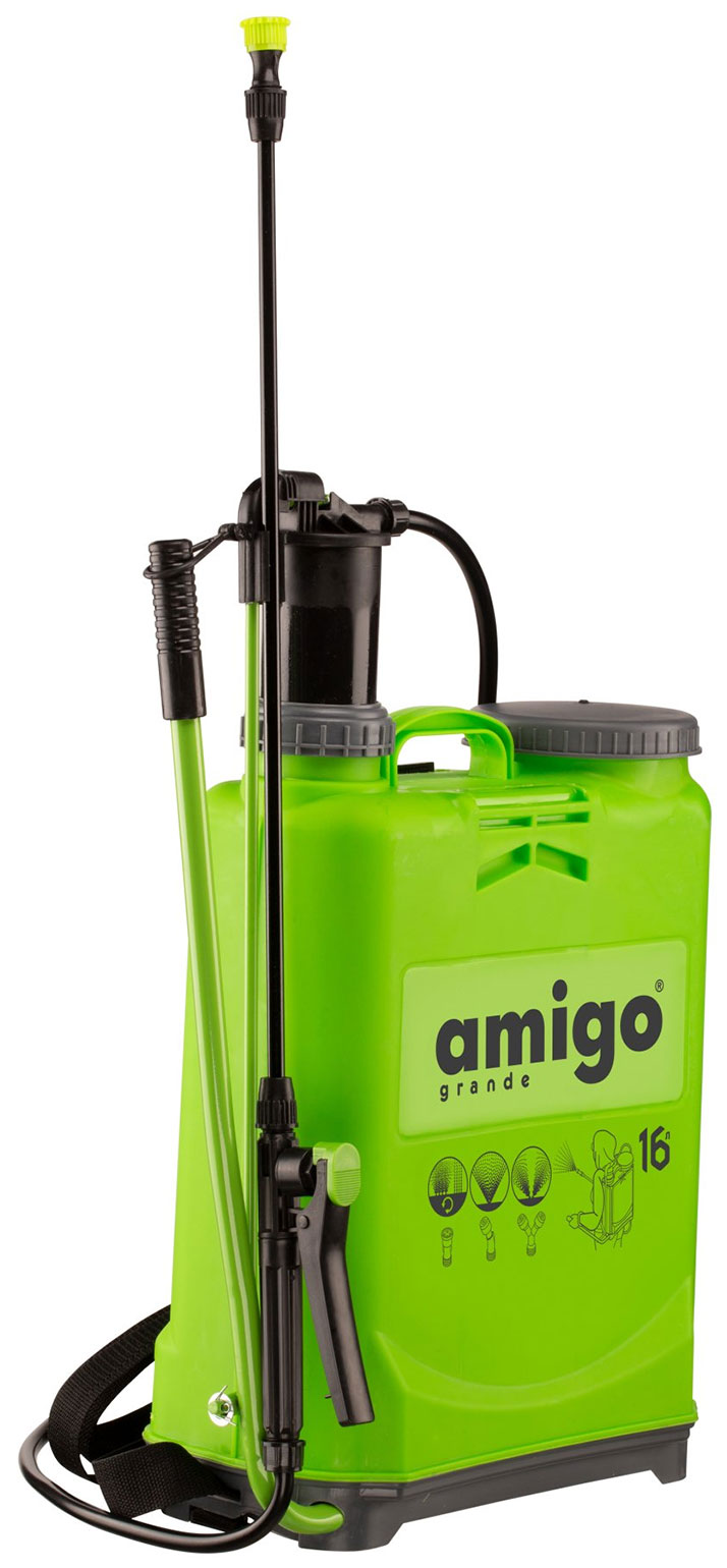 Изображение товара Ранцевый опрыскиватель Amigo Grande 16л для обработки растений и поверхностей