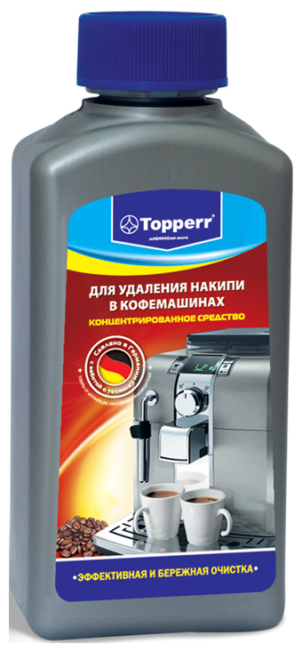Чистящее средство Topperr 3006 средство для удаления накипи для кофемашин и кофеварок polaris pcdl 1005 eco white 250 мл