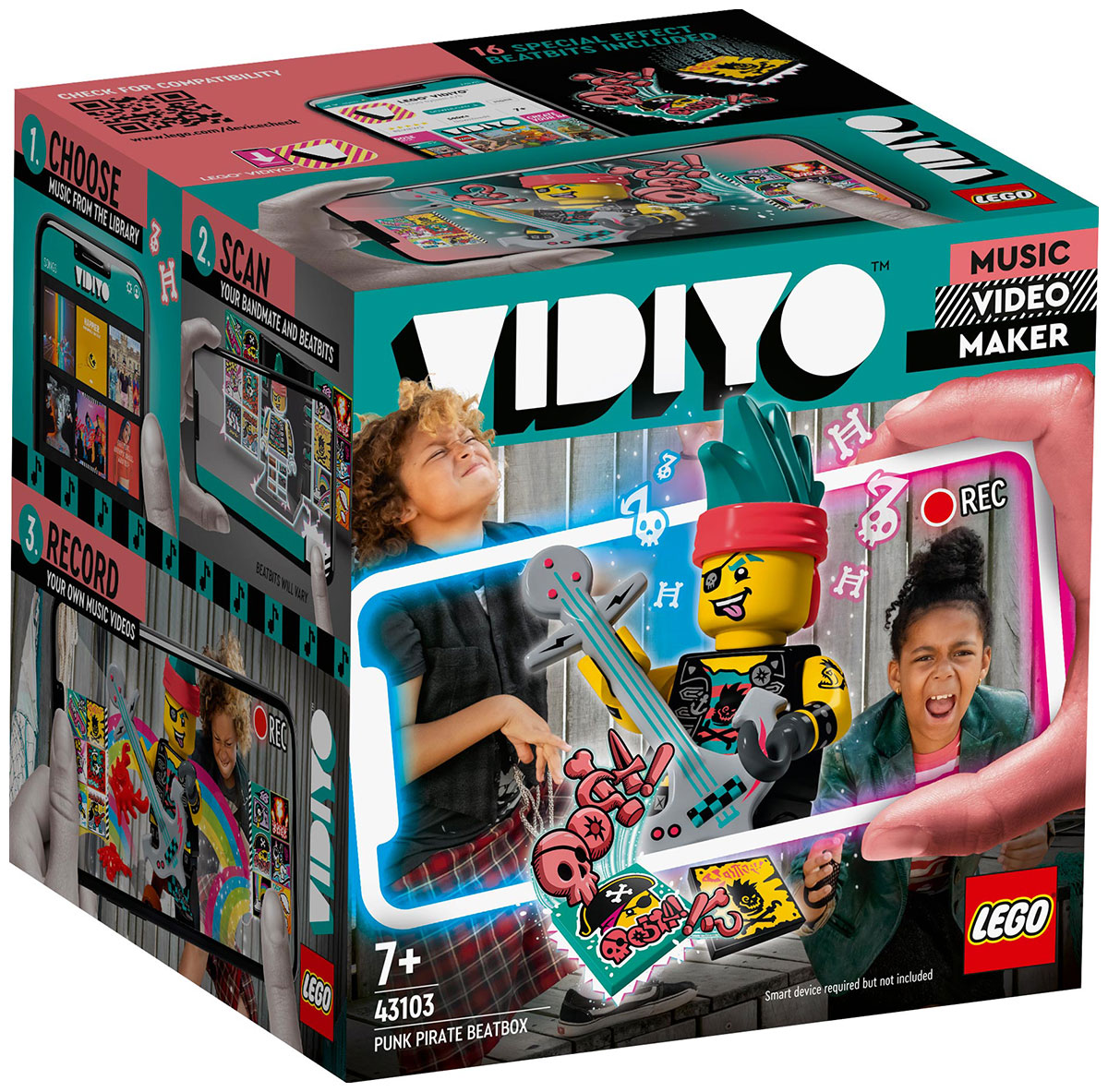 Конструктор Lego VIDIYO ''Битбокс Пирата Панка'' 43103 конструктор lego vidiyo 43115 бумбокс
