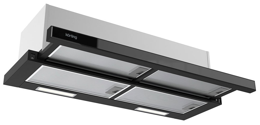 Изображение товара Вытяжка Korting KHP 9815 GN телескопическая 800 м3/ч светодиодное освещение
