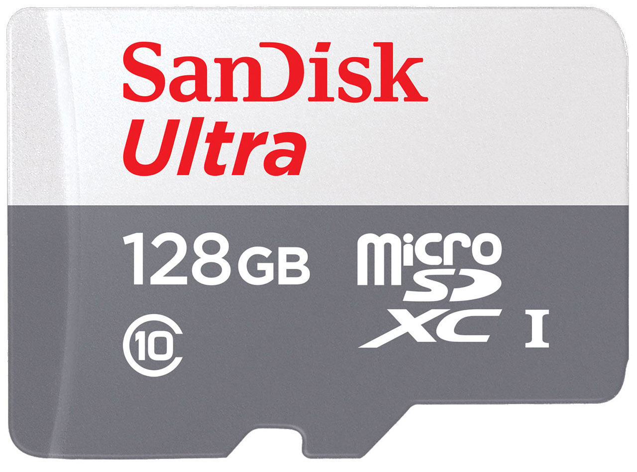 Карта памяти Sandisk Ultra 128ГБ microSDXC C10 UHS-I 100МБ/с (SDSQUNR-128G-GN6MN) Карта памяти Sandisk Ultra 128ГБ microSDXC C10 UHS-I 100МБ/с (SDSQUNR-128G-GN6MN)