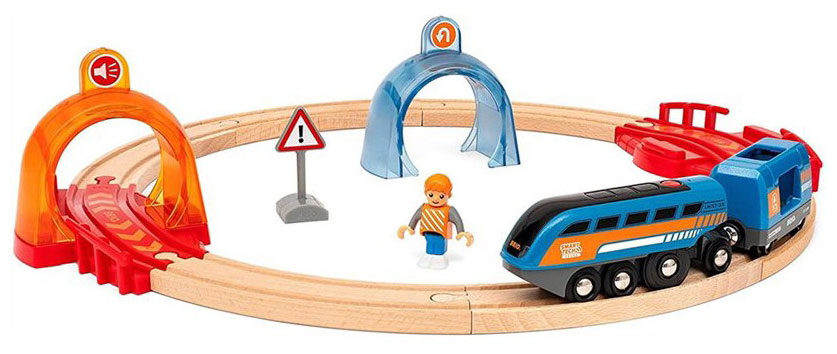 Изображение товара Железная дорога Brio Smart Tech Sound 33974 яркая развивающая игрушка для детей 3+