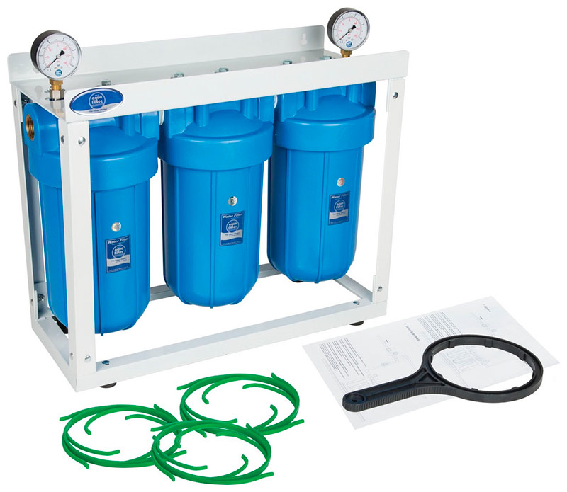 

Фильтр из 3-х корпусов 10 ВВ Aquafilter HHBB10B, 565