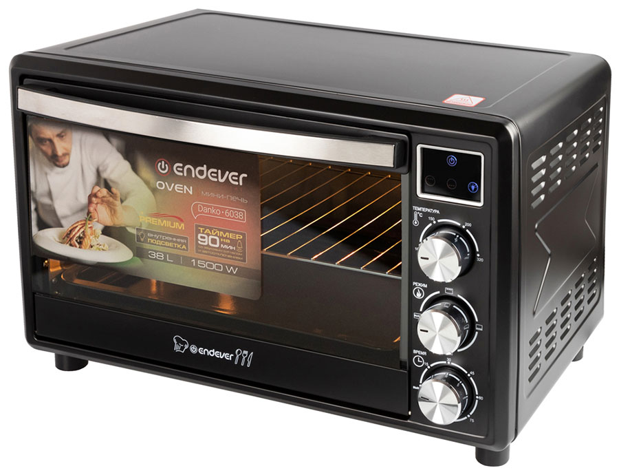 Изображение товара Мини-печь Endever Danko 6038 90214 черный