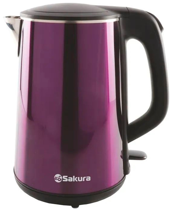Чайник электрический Sakura SA-2156MP с двухслойным корпусом 1.8л