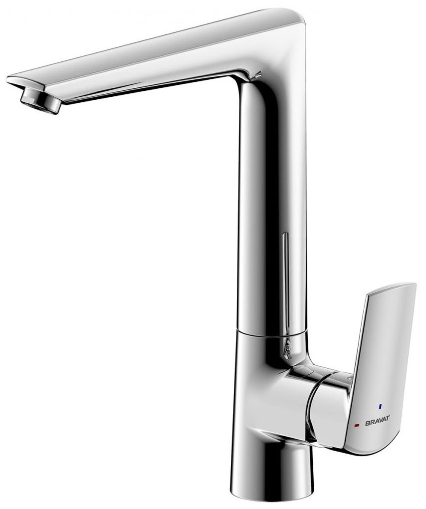 Изображение товара Кухонный смеситель Bravat Real F7121179CP-2-RUS хром