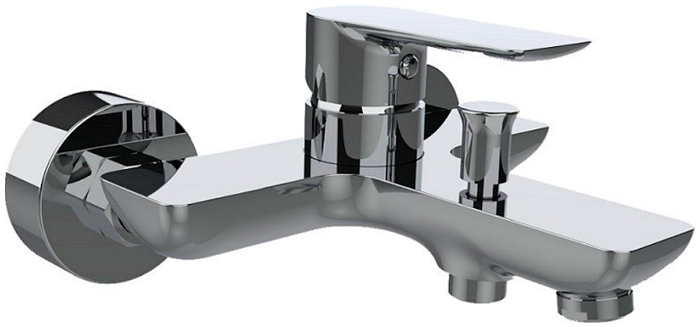 

Смеситель для ванны с душем Aquanet Arctic AF520-20СW белый/хром