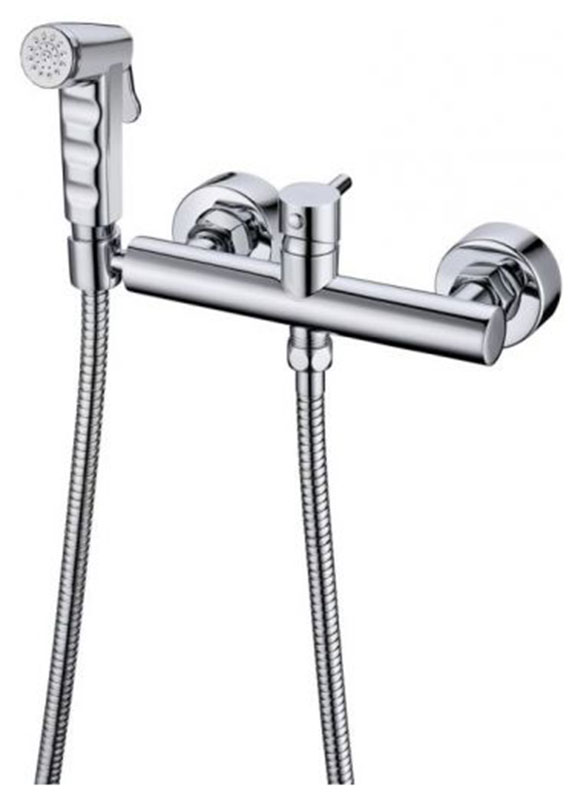 Смеситель с гигиеническим душем Bravat D9140CP-RUS хром 8180₽