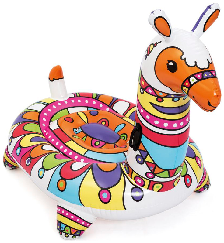 Изображение товара Надувная лама для катания верхом BestWay 193x151 см разноцветная