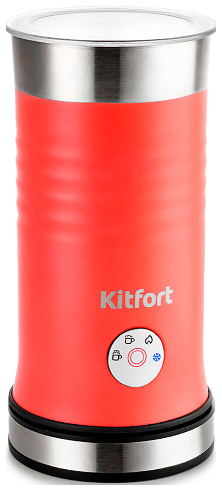 Капучинатор Kitfort КТ-786-3, красный капучинатор kitfort кт 786 3 красный