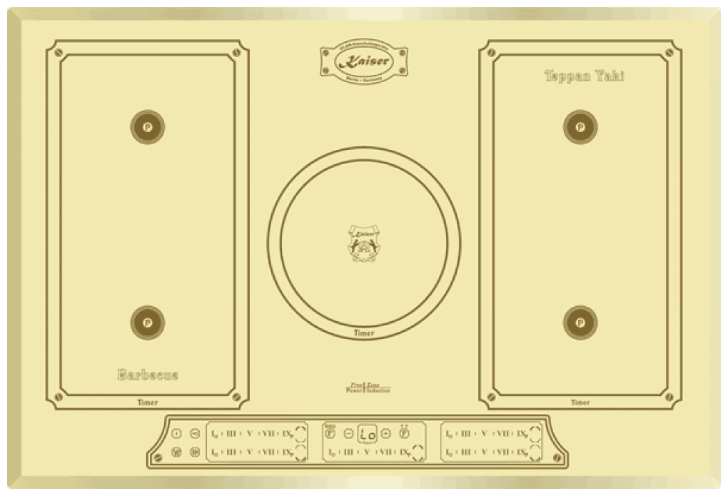 Встраиваемая электрическая варочная панель Kaiser KCT 7797 FI ElfEm Встраиваемая электрическая варочная панель Kaiser KCT 7797 FI ElfEm