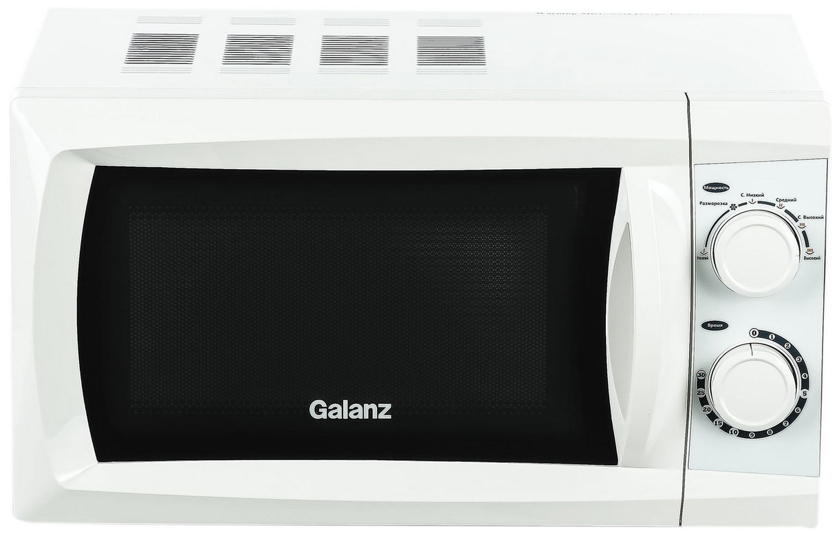 Микроволновая печь - СВЧ Galanz MOS-2002MW 20л. 700Вт белый микроволновая печь galanz mos 2007mw 20л 700вт белый