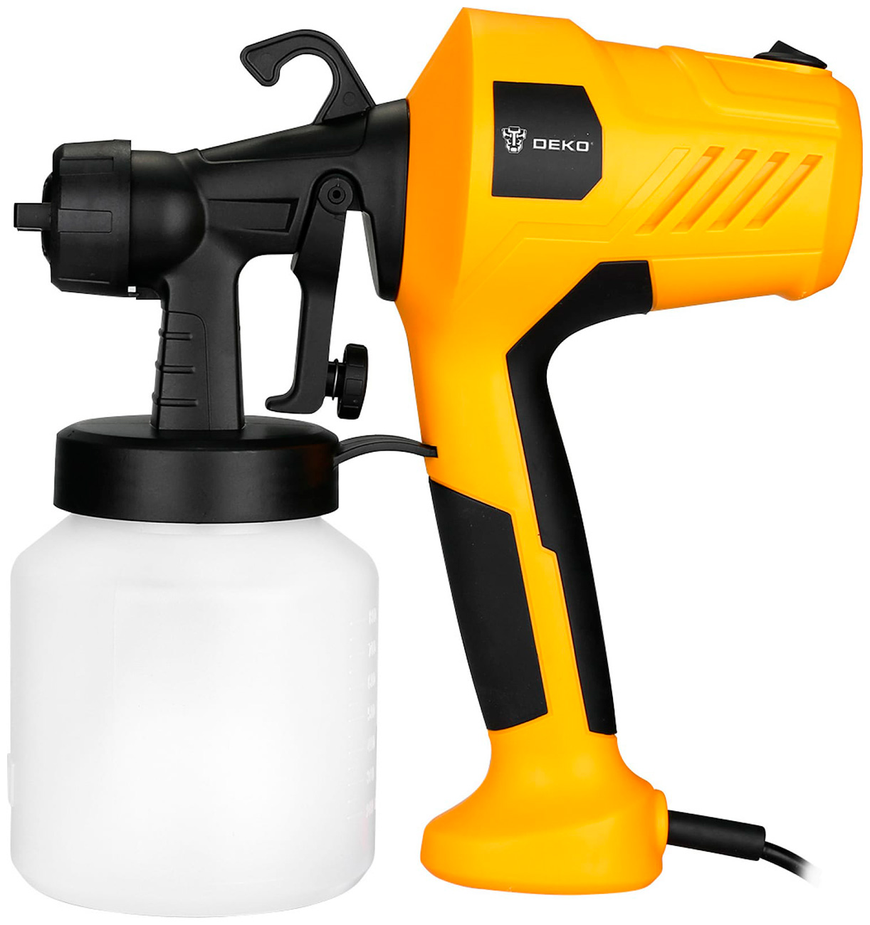 Изображение товара Краскопульт Deko DKSG500 с мощностью 500 Вт и емкостью 800 мл