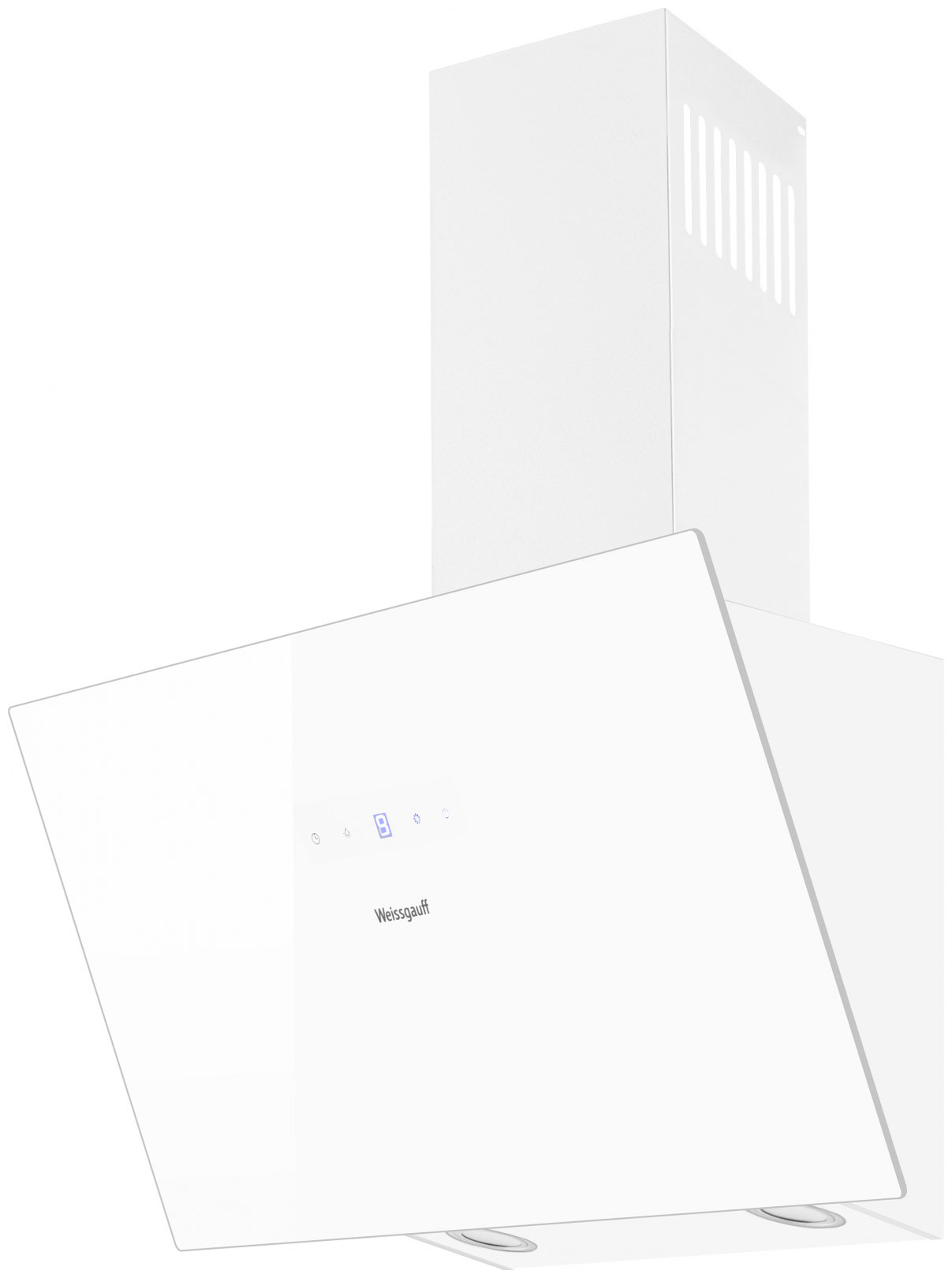 Изображение товара Вытяжка Weissgauff Zibal 60 WH Sensor наклонная белая с сенсорным управлением