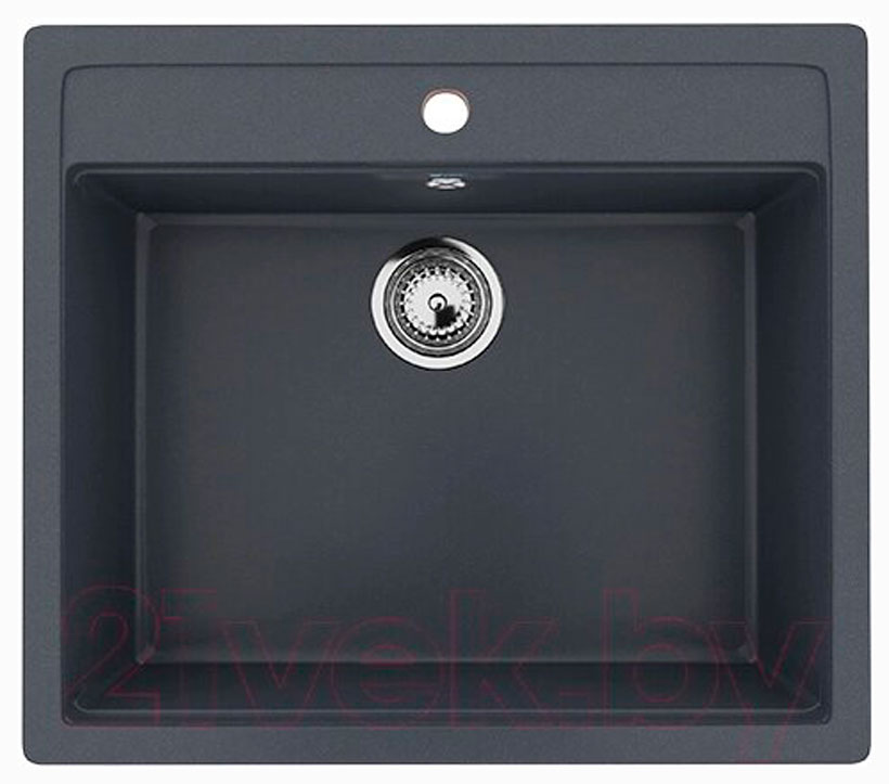 Изображение товара Кухонная мойка Ulgran U-104 антрацит искусственный мрамор врезная 56 см