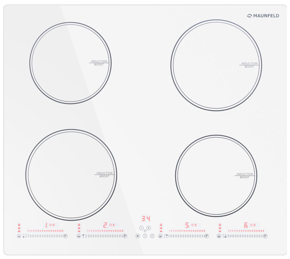 Изображение товара Электрическая индукционная варочная панель Maunfeld CVI594SWH