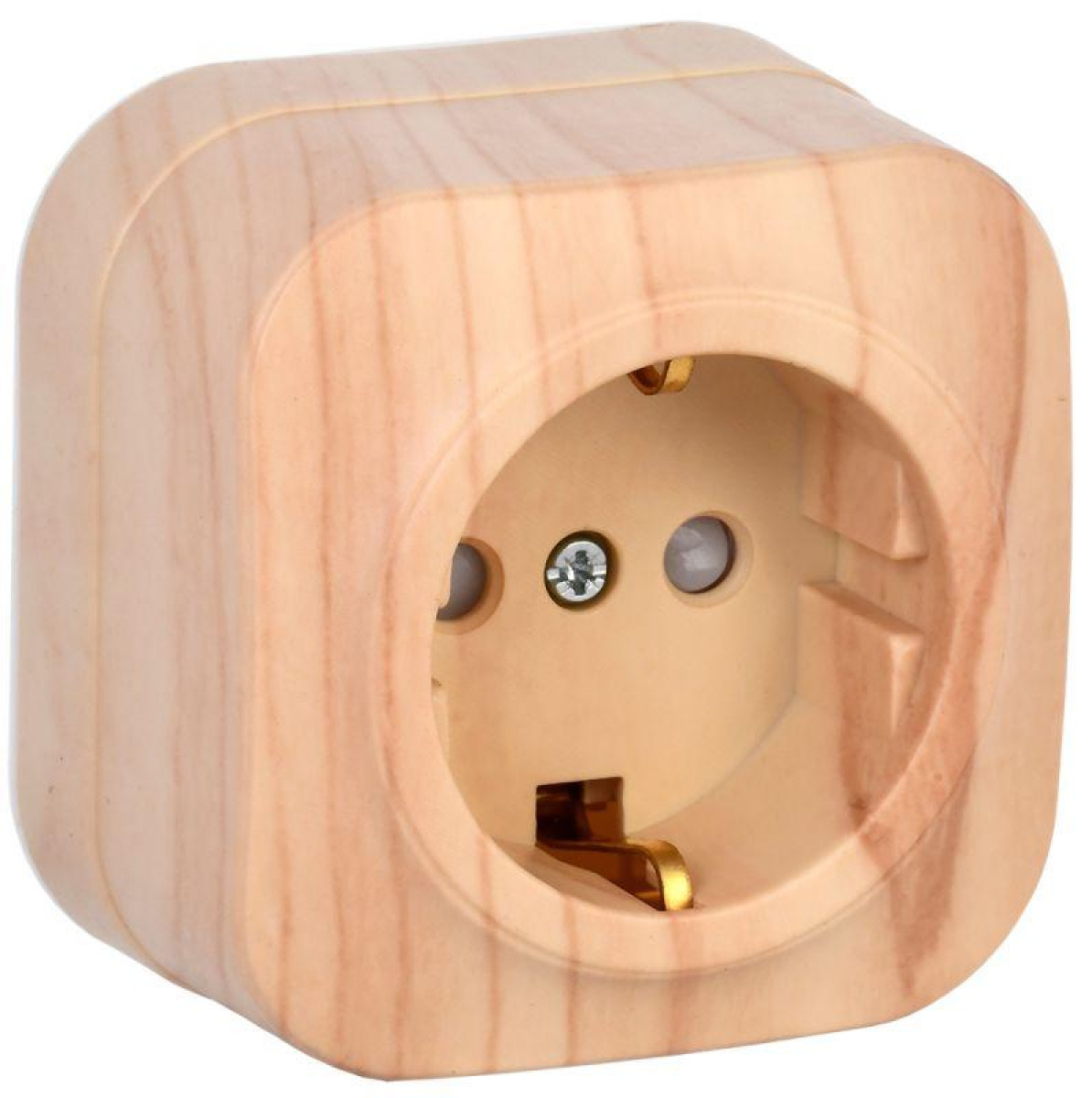 Изображение товара Розетка IEK РСш20-3-ХС 16А с заземлением и шторками для бытового использования