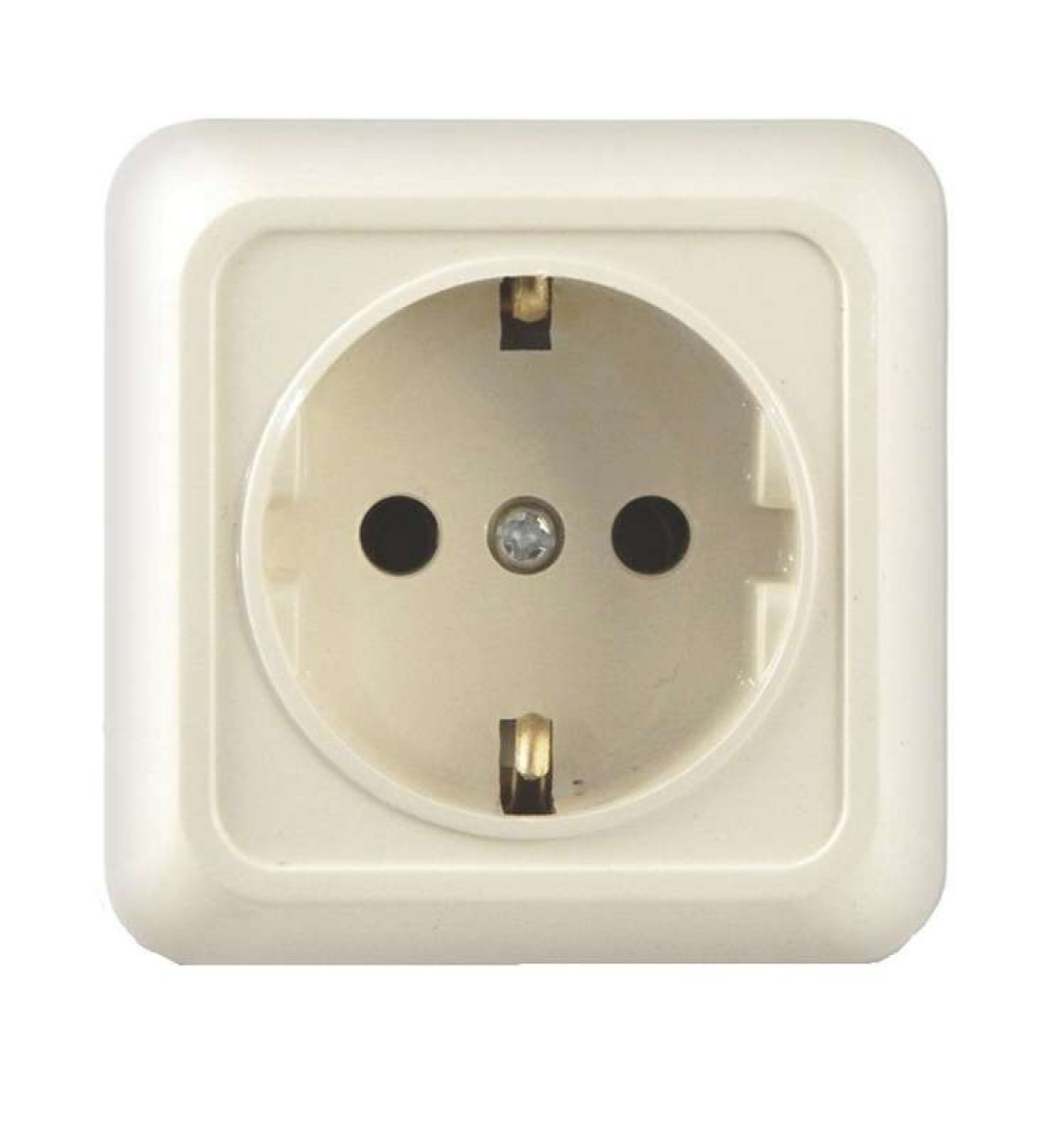 Изображение товара Розетка Универсал 1-м ОП Олимп 16А IP20 с заземлением