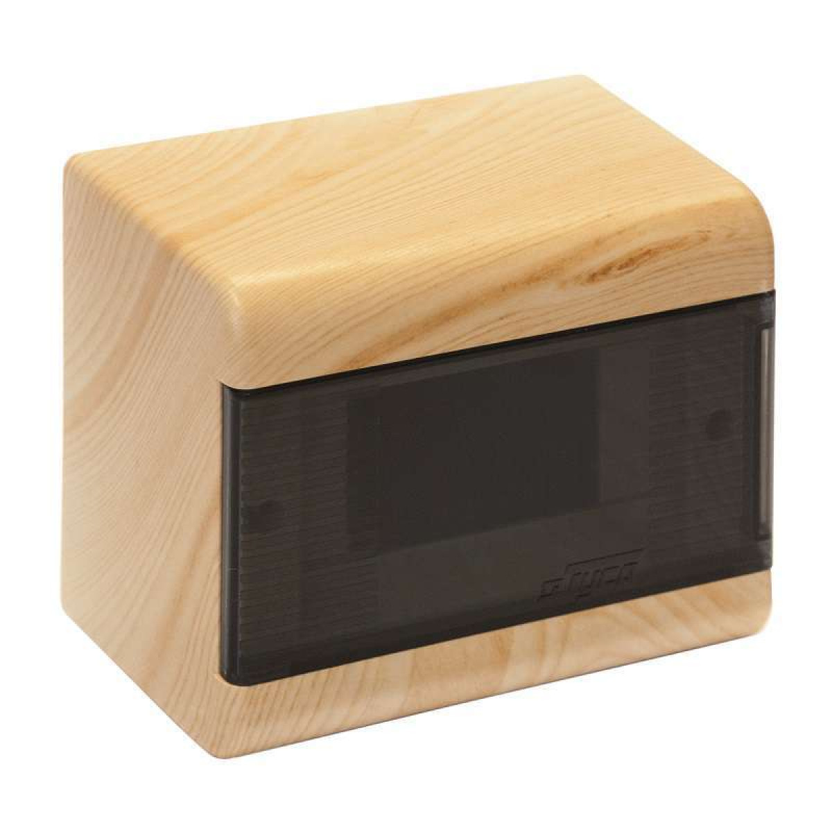 Изображение товара Щиток ОП Тусо 6мод с прозрачной дверцей сосна на светлом основании