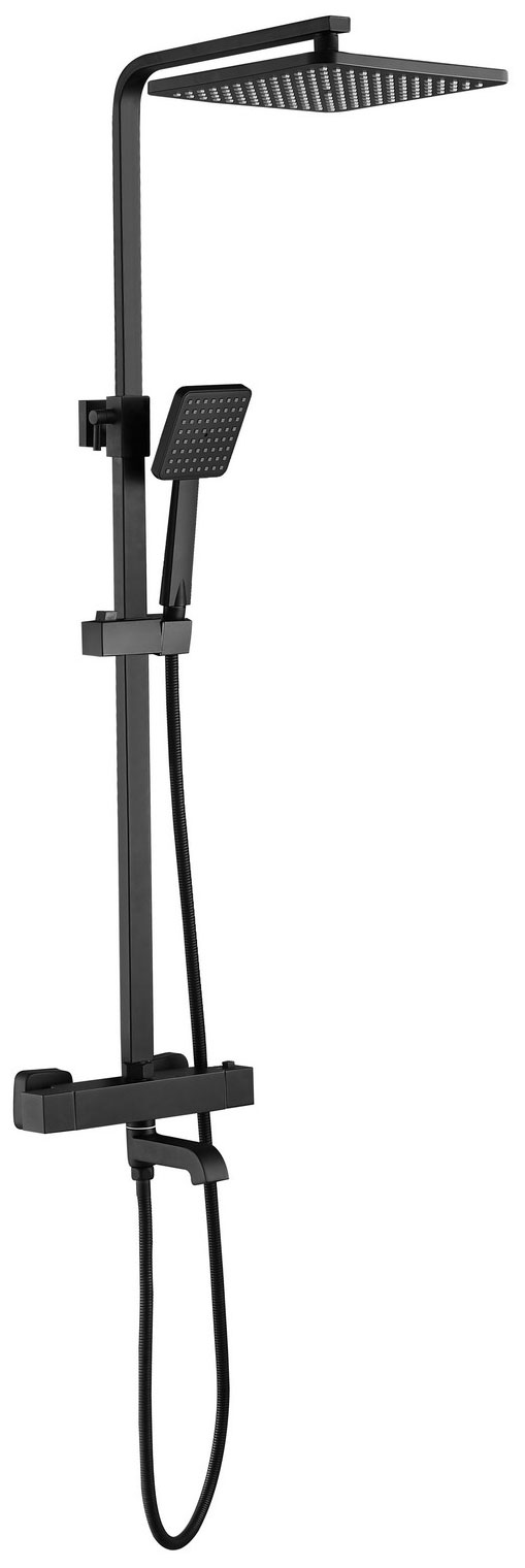 

Душевая система ESKO Singapore black с термостатом STT5054 BL, Черный матовый