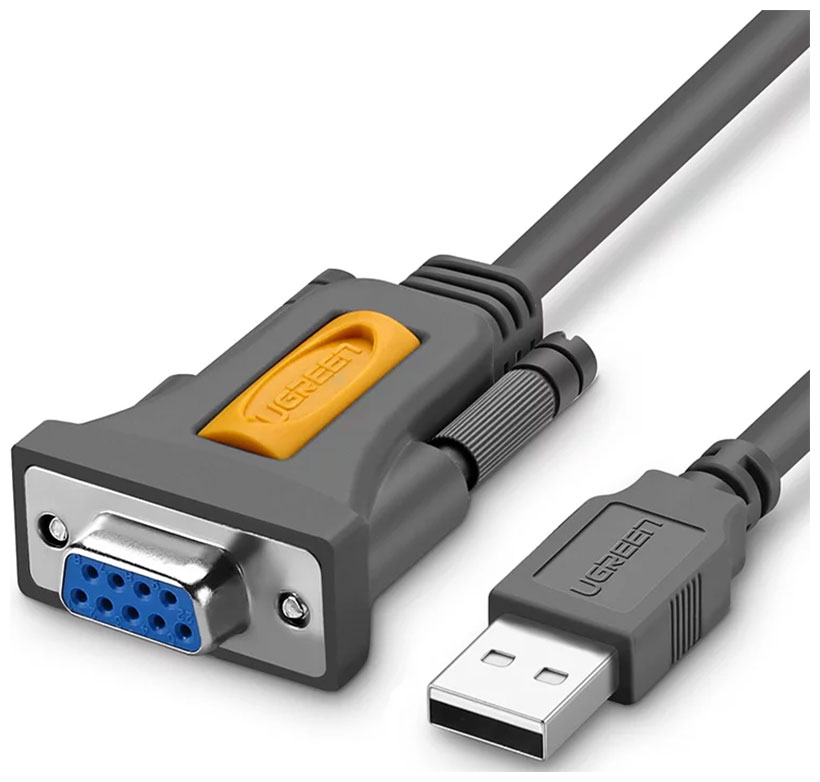 

Кабель-адаптер Ugreen USB 2.0 A-DB9 RS-232, 2 м (20222)