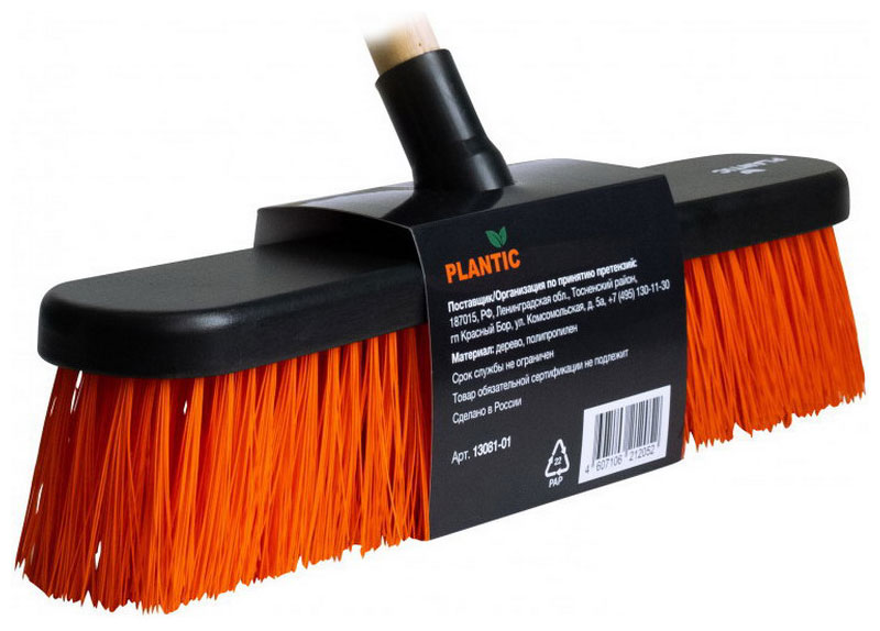 Изображение товара Универсальная садовая щетка Plantic PRO для уборки двора и деревянных поверхностей