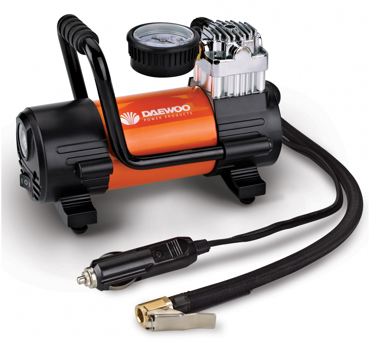 Компрессор автомобильный Daewoo Power Products DW 60 L зарядное устройство для автомобилей daewoo power products dw 500