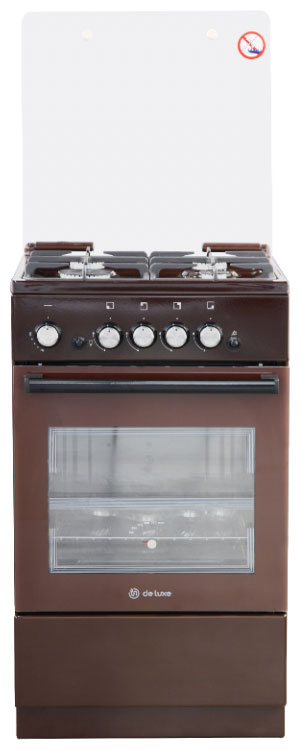 Изображение товара Газовая плита De Luxe 5040.32г кр ЧР-014 с духовкой и 4 конфорками