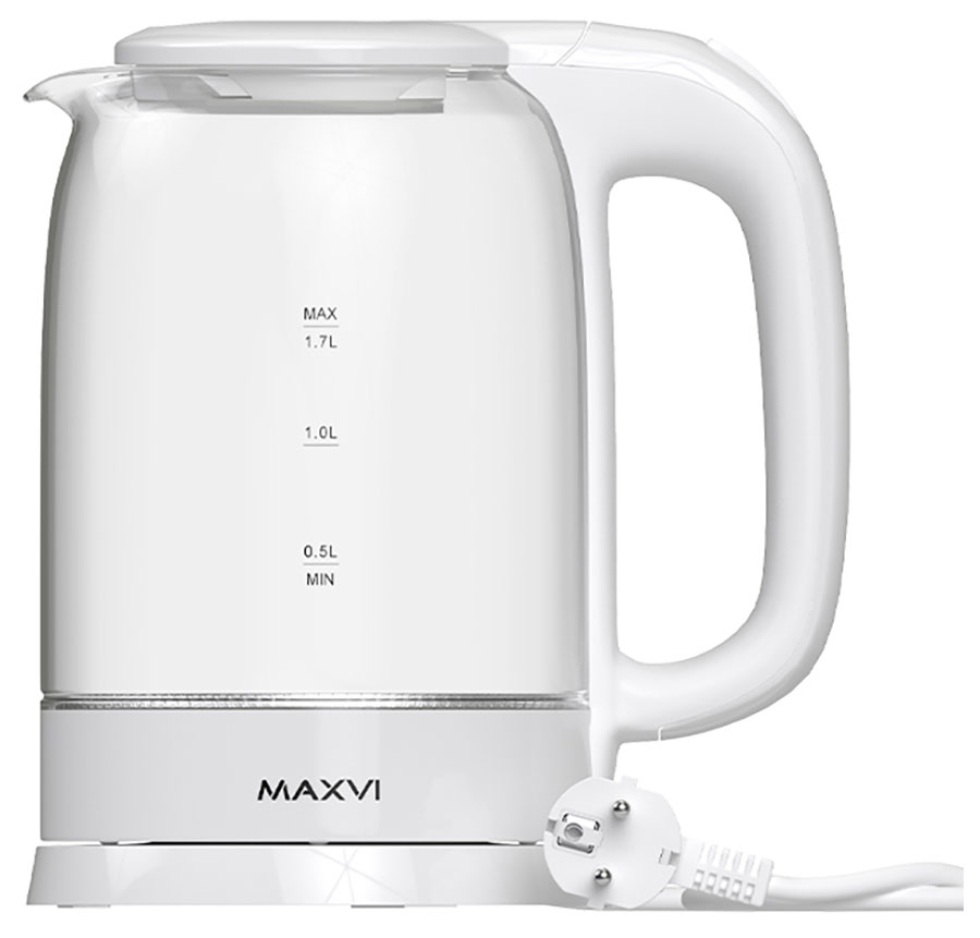 Изображение товара Чайник электрический Maxvi KE1741G white