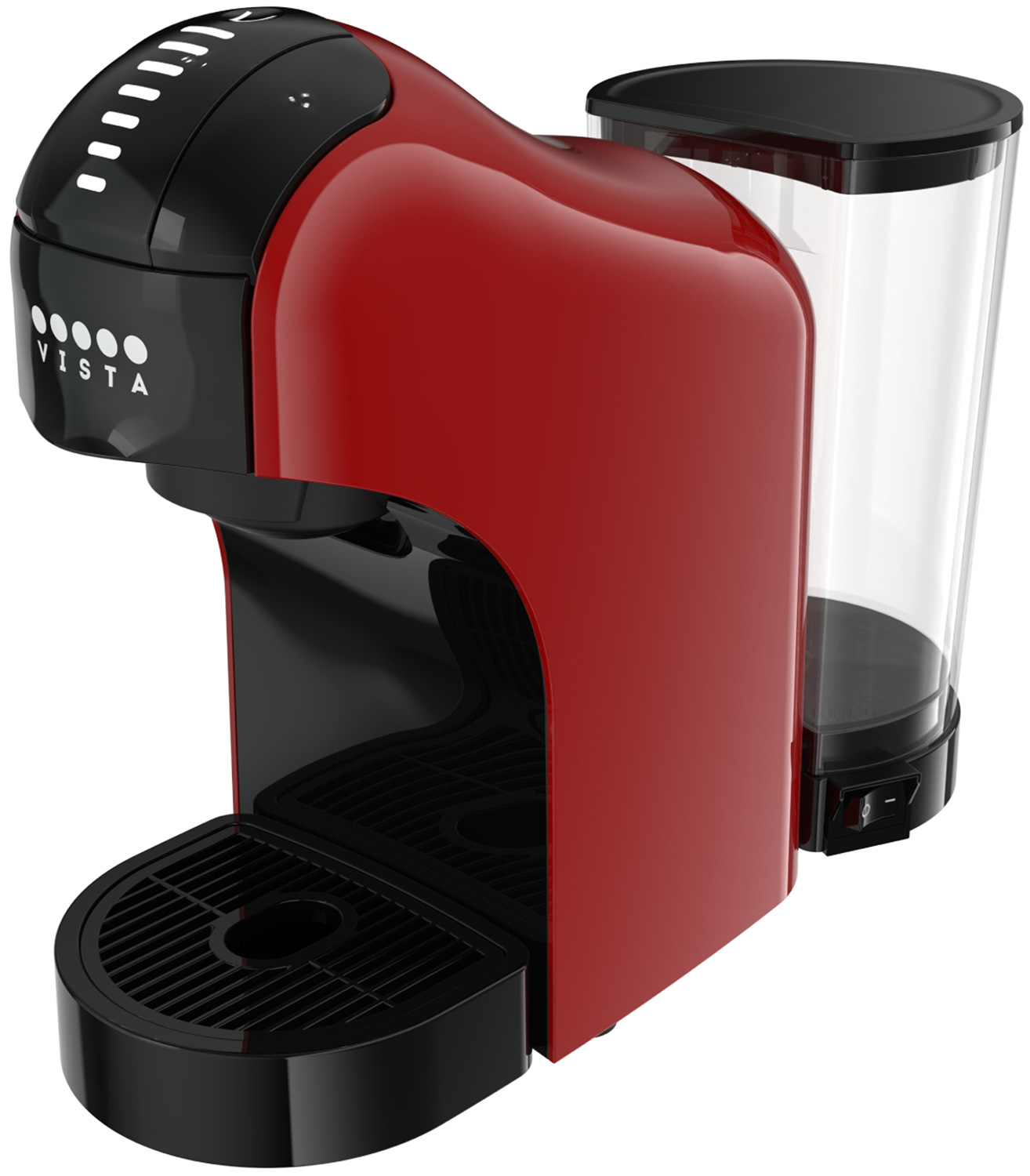 Кофемашина капсульная Vista Napoli Red (DNS200R), красная