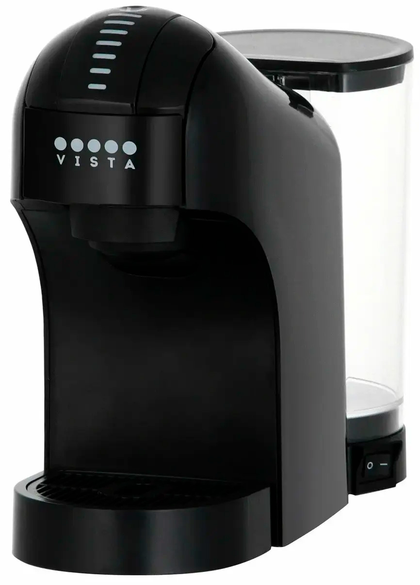 Изображение товара Капсульная кофемашина Vista Napoli Black для Nespresso Dolce Gusto и молотого кофе