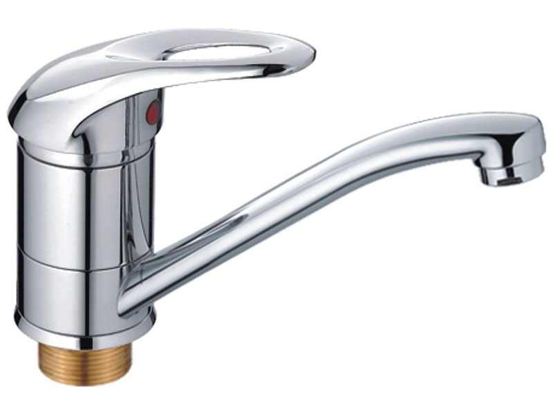 Изображение товара Смеситель для кухни Cron CN03/хром однорычажный с поворотным изливом