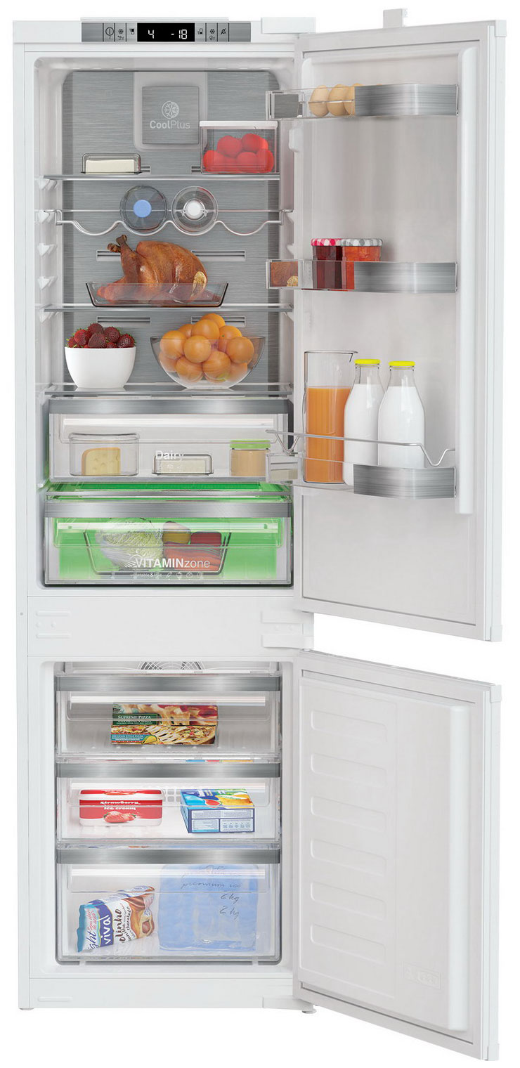 

Встраиваемый двухкамерный холодильник Grundig GKIN25720, Белый