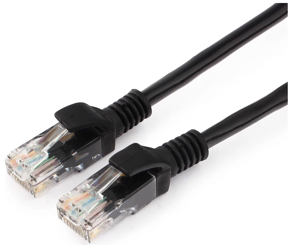 Изображение товара Патч-корд Lanmaster TWT-45-45-15-BK кат 5e 15м черный RJ-45 вилки